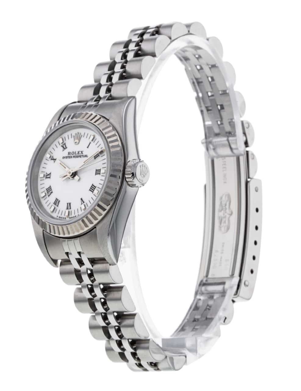 Pre Owned Rolex Lady Oyster Perpetual 67194 Watch Watchfinder Co